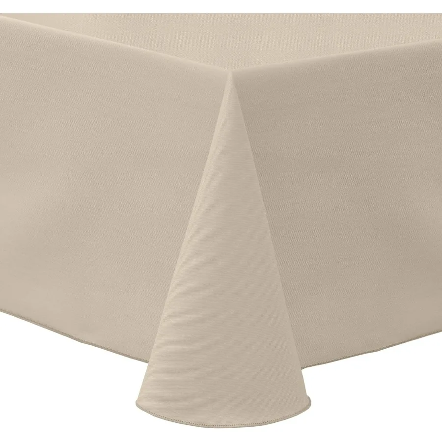 

Полихлопковая саржа 60 x 144-дюймовая овальная скатерть бежевого цвета