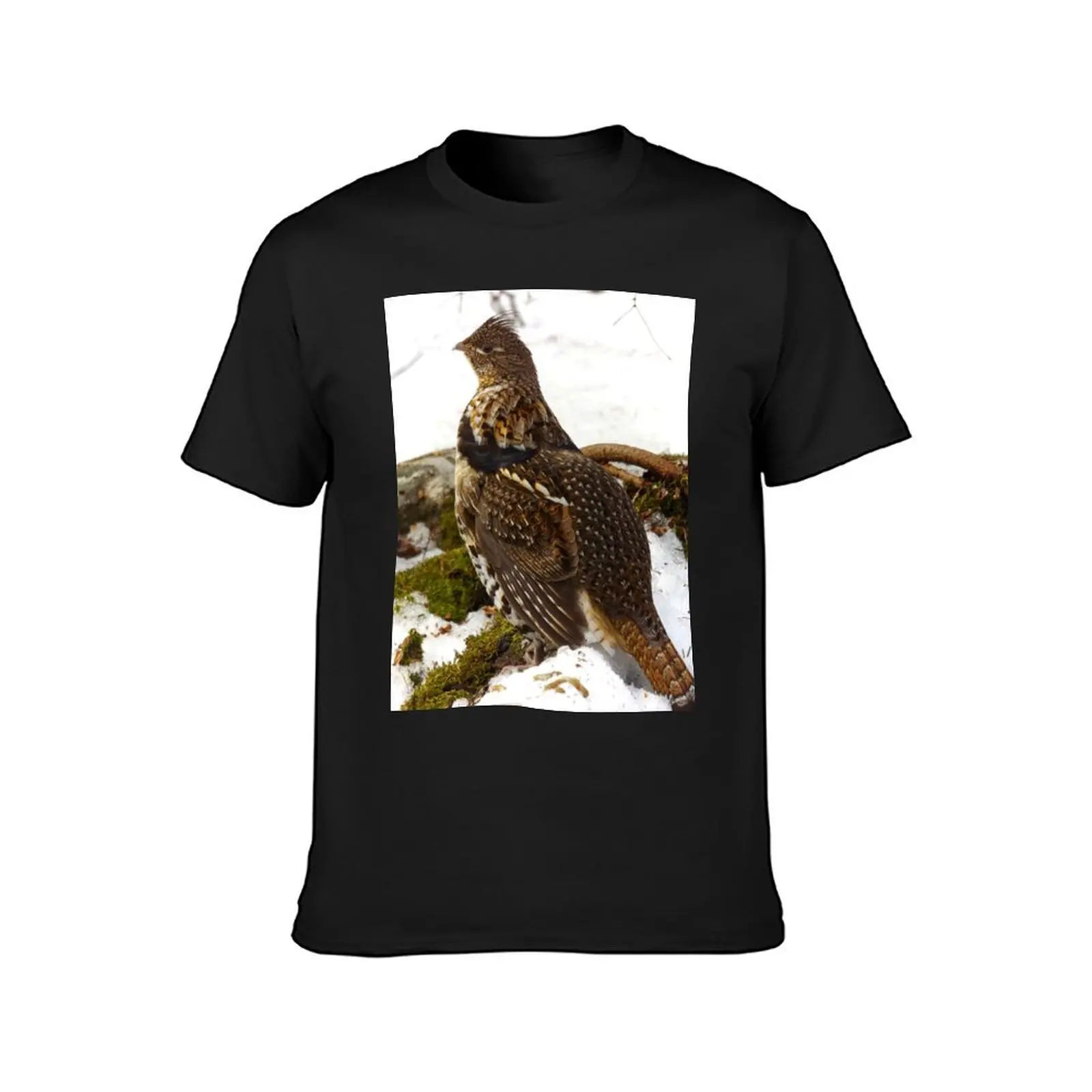 A Spring Grouse T-Shirt summer clothes for a boy sublime anime mens clothing