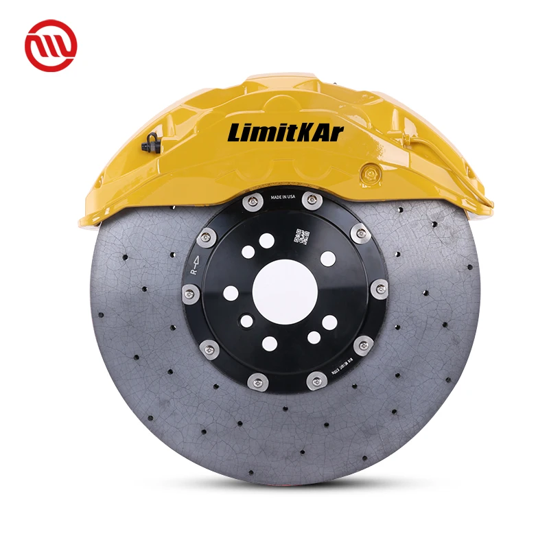 Racing Front Rear Carbon Ceramic Brake Disc 405/440MM with Performance 10Pot Caliper for Dodge Hellcat Viper Challenger Ram 2000