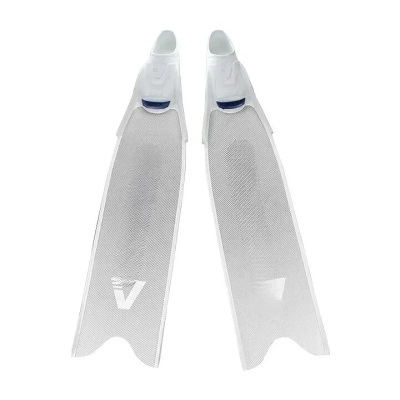 Diving training men's and women's lightweight version of powerful equipment, white foot cover + silver and white board