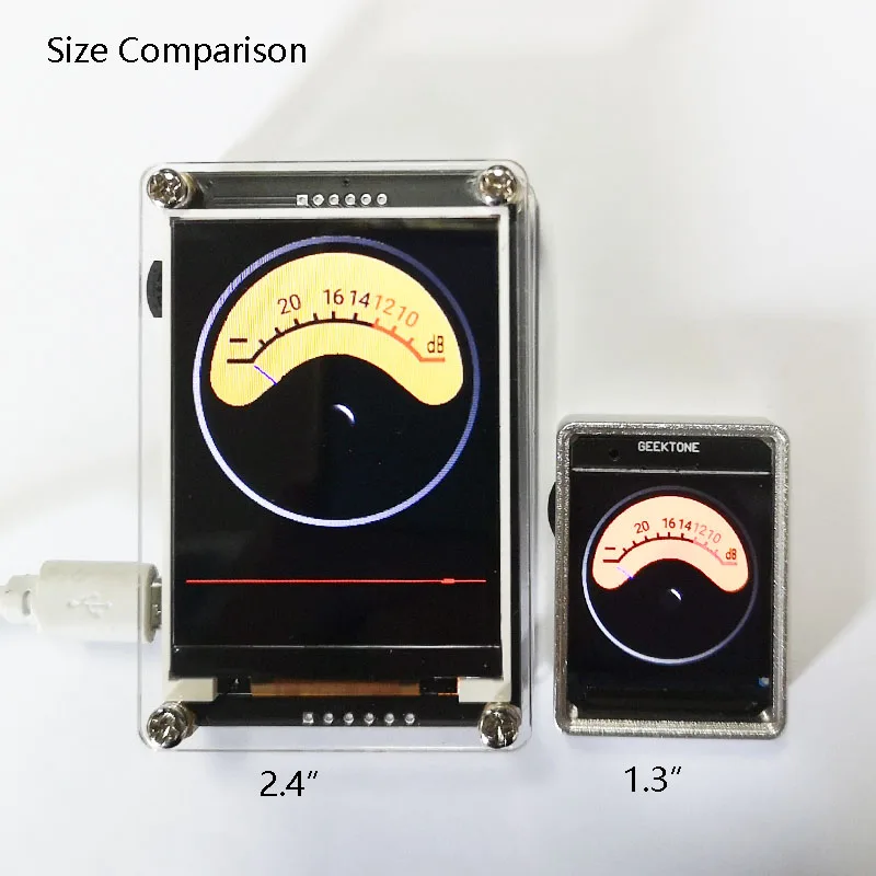 Nvarcher 2.4 Cal sterowanie głosem ze stopu aluminium miernik poziomu muzyki VU HD LCD prawdziwy kolor analogowe wielomodowe wsparcie GPS