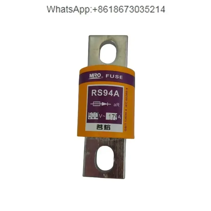 1PC 10pcs Bolted Quick Fuse for RS94A 500V 30A to 300A High Speed Semiconductor Protection Fuses for Industrial Power