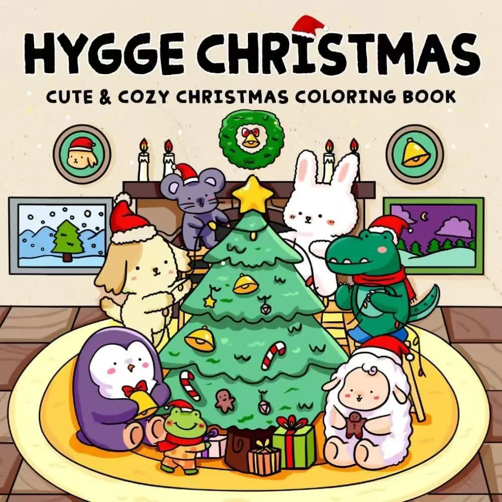 Funny Coloring Books Drawing Book for Adults and Teens Featuring Cute Cozy Daily Activities for Relaxation Cozy Spaces Coloring