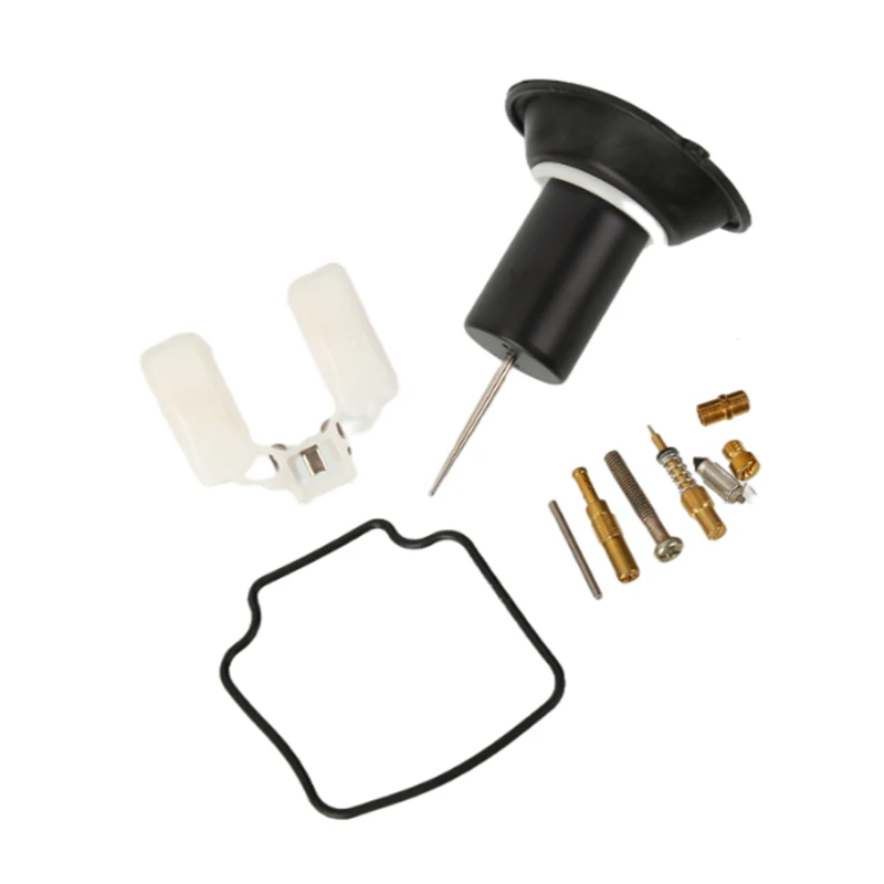 Premium-Grade Carburetor Repair Kit with Plunger Diaphragm & Float – Essential for Motorcycle & Dirt Bike Carburetor Repairs