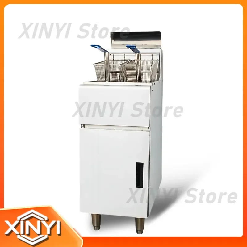for High-Capacity Gas Fryer Heavy-Duty Gas Deep Fryer for Commercial Use and Kitchens
