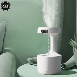 Humidificador de aire ultrasónico con luz, difusor de agua suspendido de 2024 ML, antigravedad, USB, novedad de 800
