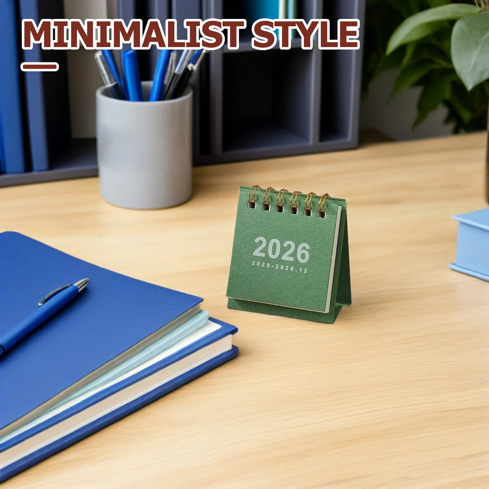 

5 шт. 2026 год планировщик настольный календарь эстетический стоячий флип ежедневное использование месяц мини