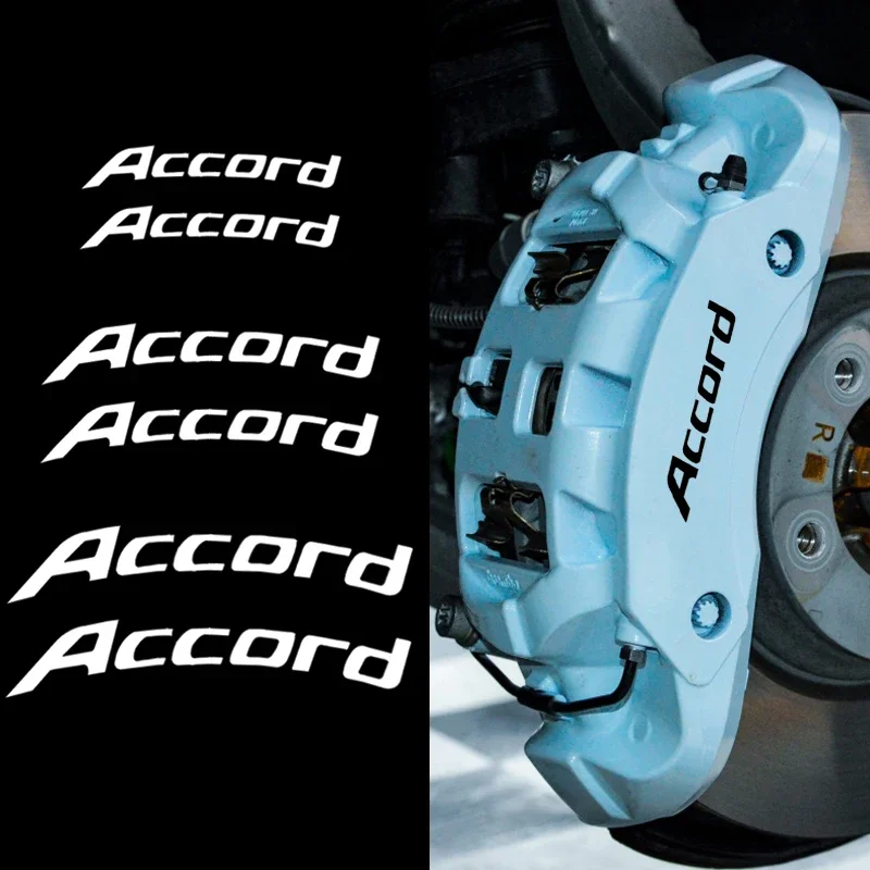 Fahion Modification Car Caliper Cover Vinyl Sticker for Honda Accord Coupe Hatchback Tourer 2023 2022 2021 2020 2019 2018 2017