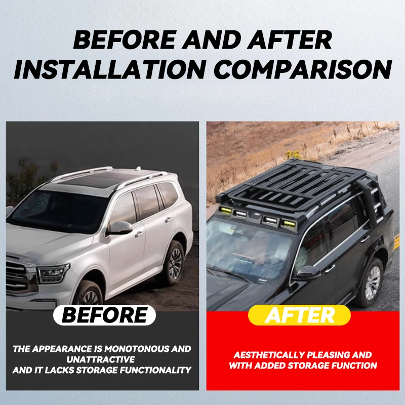 حار بيع 3 قطع الملحقات الجانب سلم Lage حامل سقفي حقيبة جانبية لخزان GWM 500 الملحقات