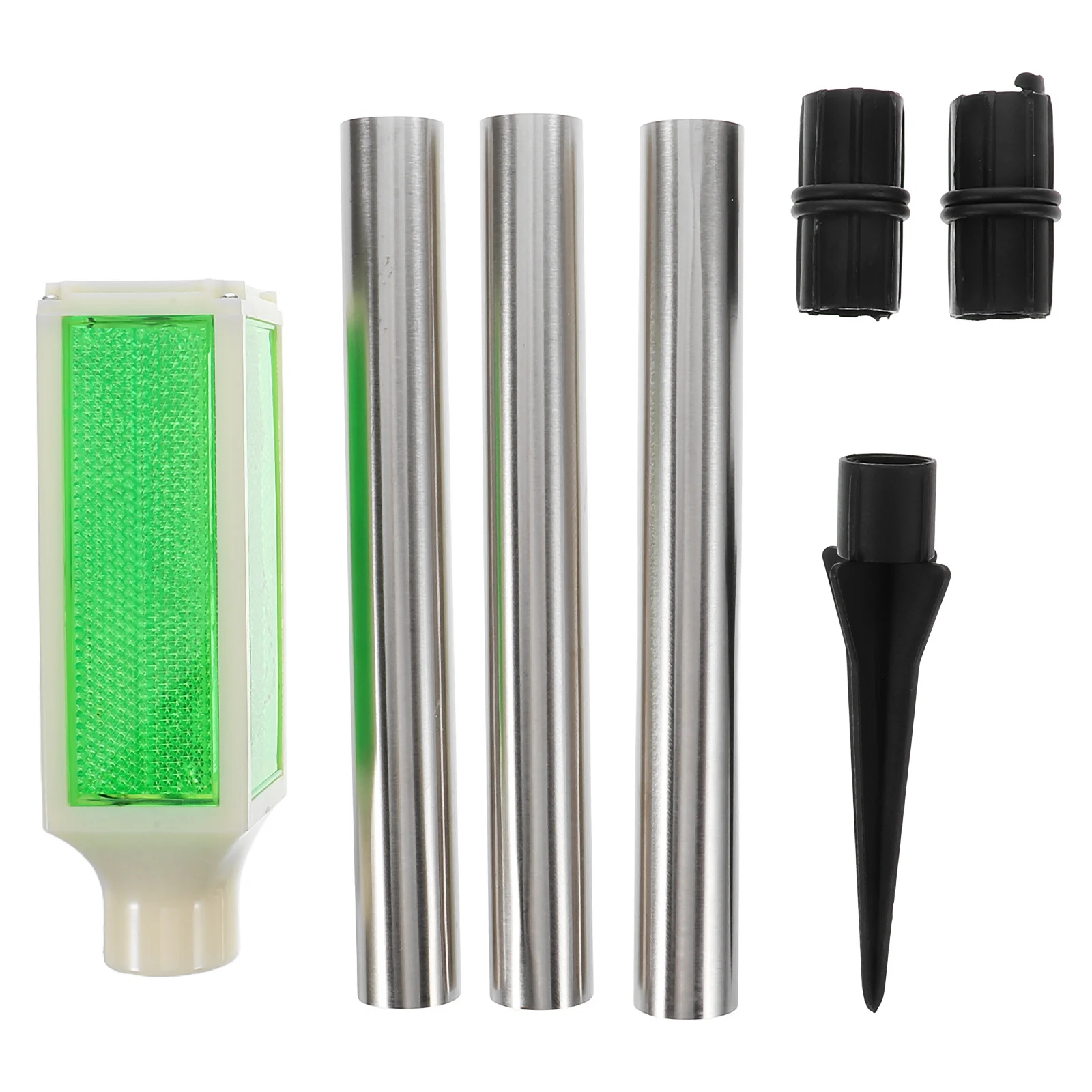 

Solar Powered Road Barrier Light Outdoor Splashproof LED Warning Lamp for Driveways Pathways Courtyard Solar Yard Lights Outdoor