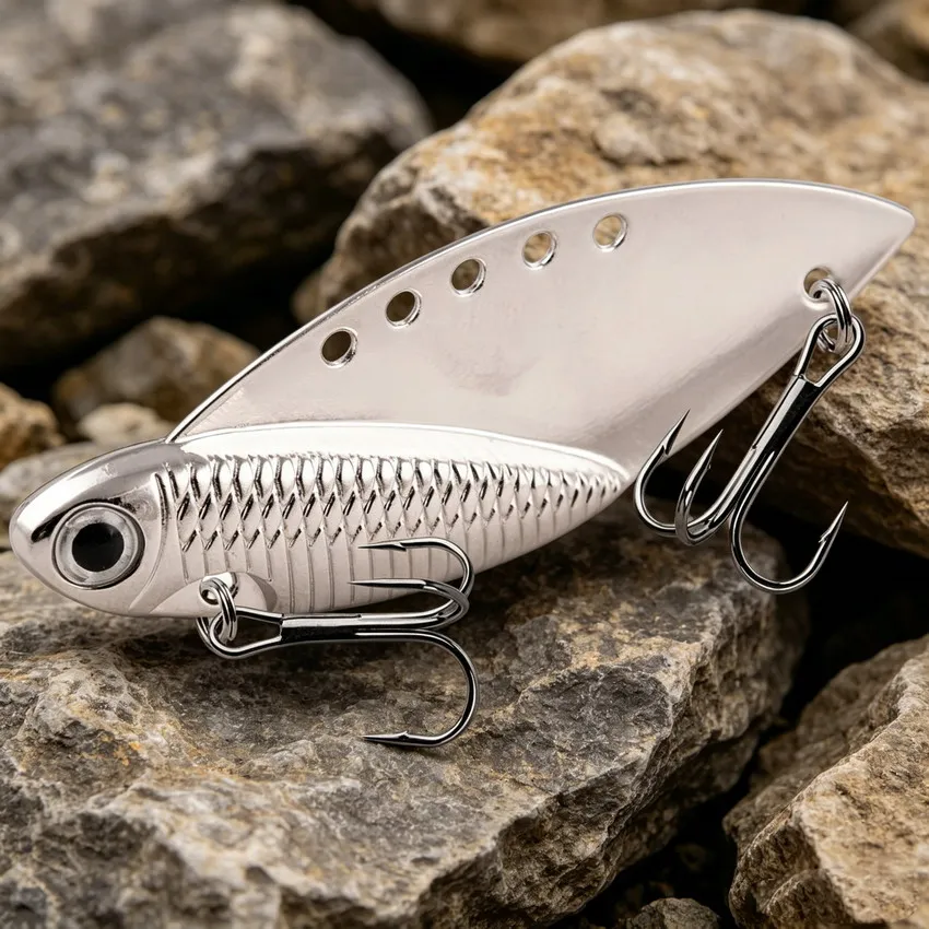 1 Stücke Metall VIB 7G 10G 15G 20G Angelköder Vibration Löffel Spinner Köder Crankbait Bass Künstliche Harten Köder Zikade VIB Tackle – Detail 12