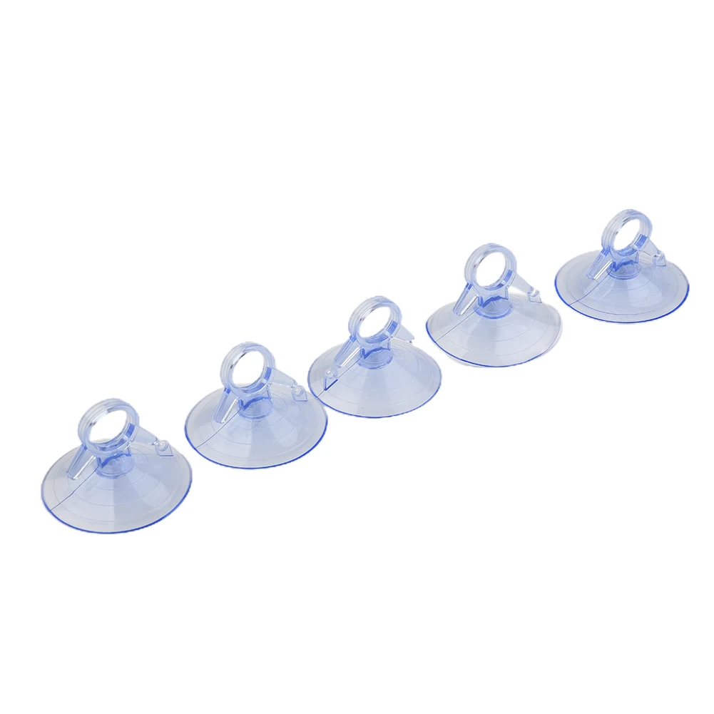 40Pcs 45mm Bathroom Toilet Suction Cup Car Sunshade Suction PVC Cups Clear Rubber Plastic Suckers Car Sun Visor Suction Cups