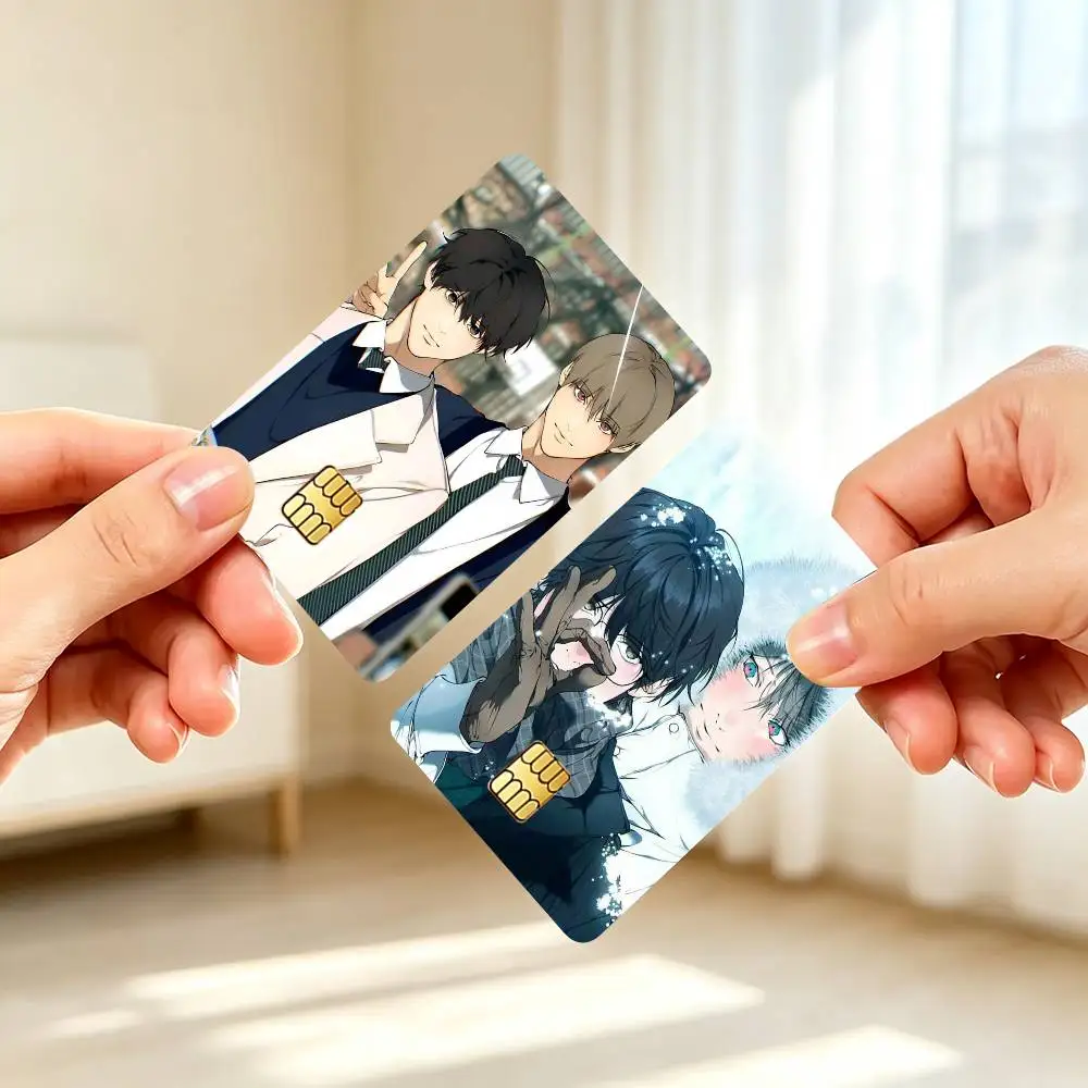 L-Lost in the Cloud BL Webtoon  Credit Card HD Stickers Small Chip Waterproof Sticker Game Card Decal Gift