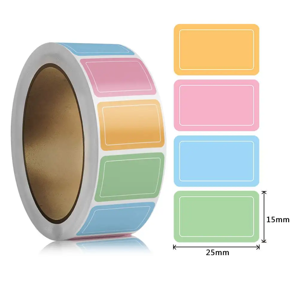 800pcs Stickers Colorful Label Stickers Waterproof Self-Adhesive Logo Handwritten Name Name Stickers Index Stickers