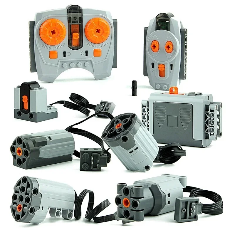 RC Building Brick Power Motor Remote Control Battery Box Servo & Drive Motor DIY MOC Building Block Replacement Accessories