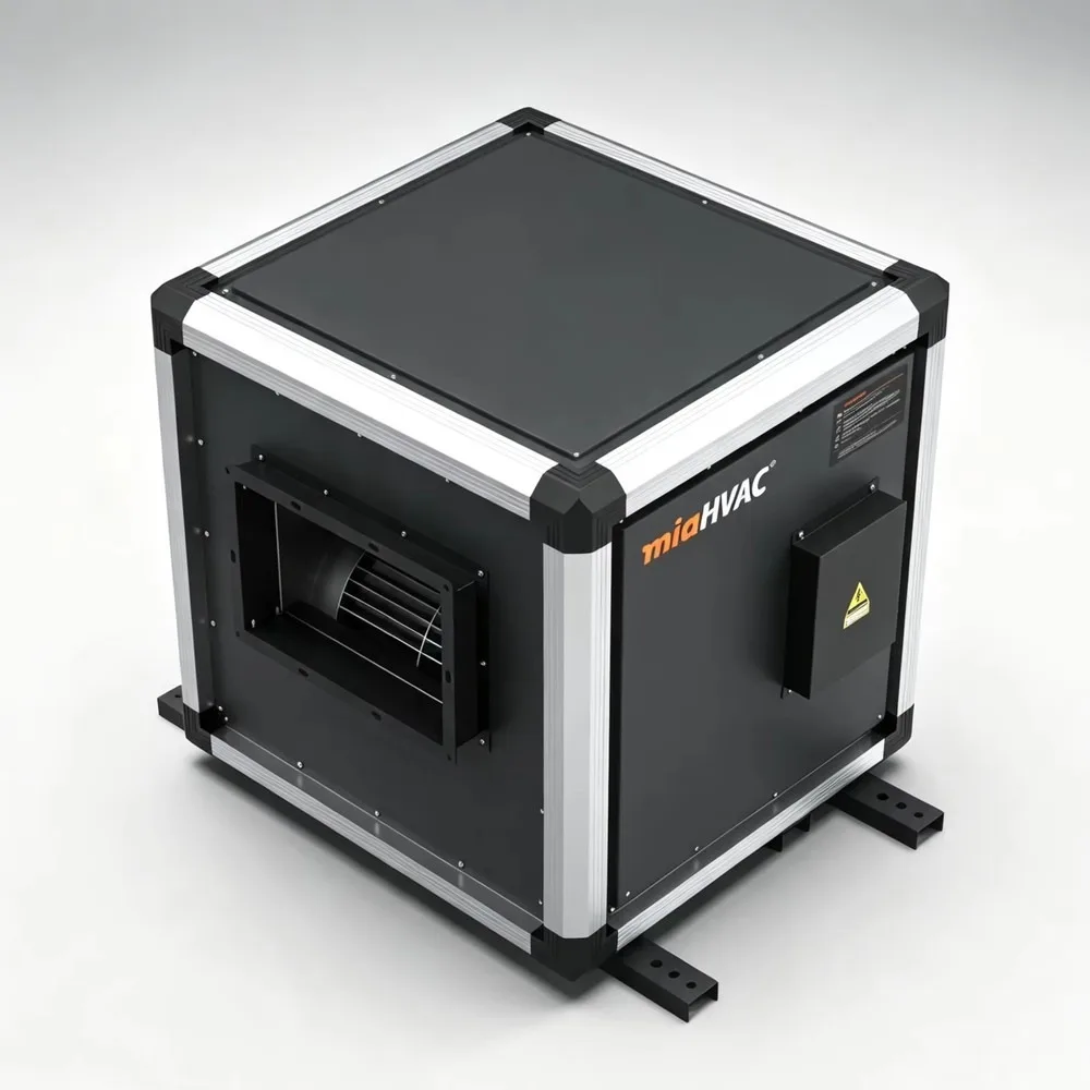 2500m³/h High Pressure Inline Duct Fan Box Centrifugal Booster for Commercial HVAC Ventilation Energy Saving