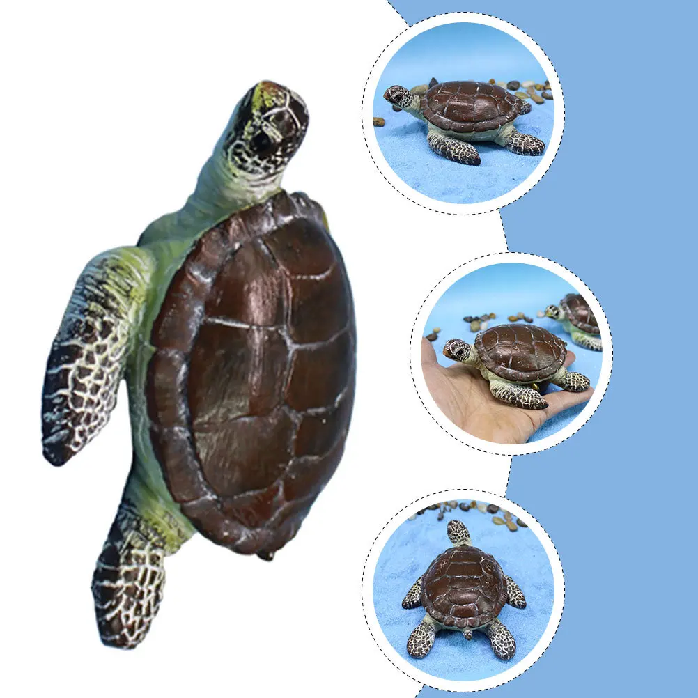 

Resin Sea Turtle Ornament for Aquarium Micro Landscape Garden Decoration Plant Pot Desktop Fairy Garden Adornment Simulation