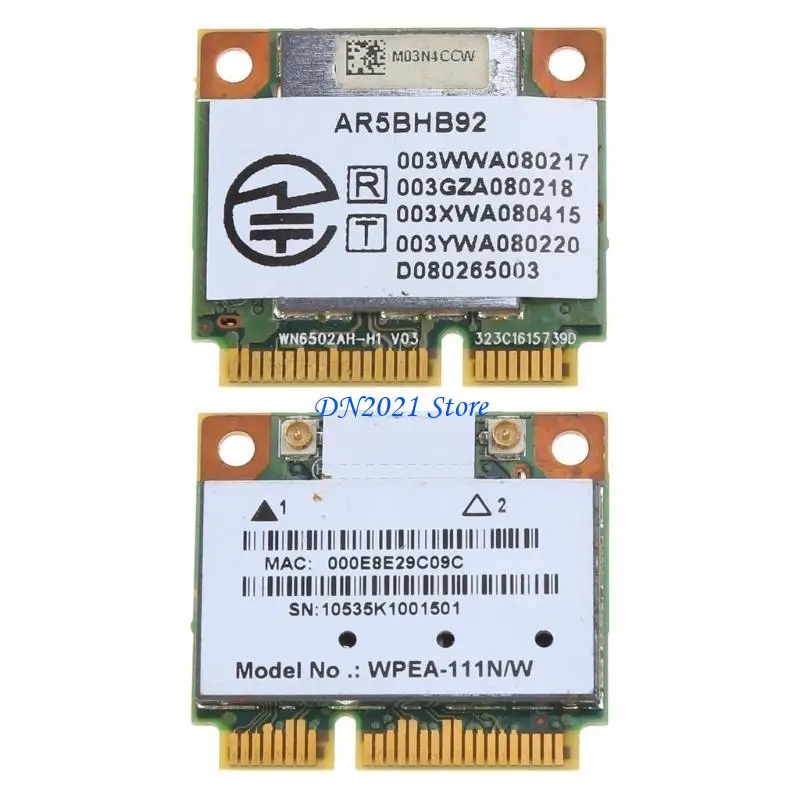 F3KE AR5BHB92 300Mbps Dual Band Half Mini PCie Wireless WiFi Card for Linux Hackintos