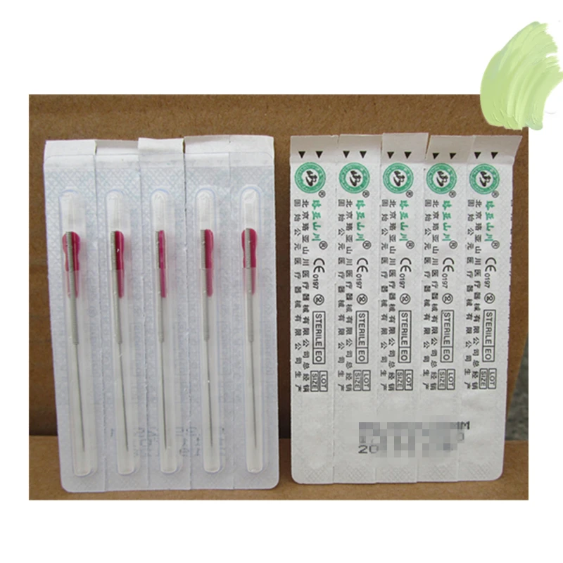 100pcs/ pack Acupuncture Needles disposable guide tube Acupoint acupressure filiform needles beauty one pc one tube