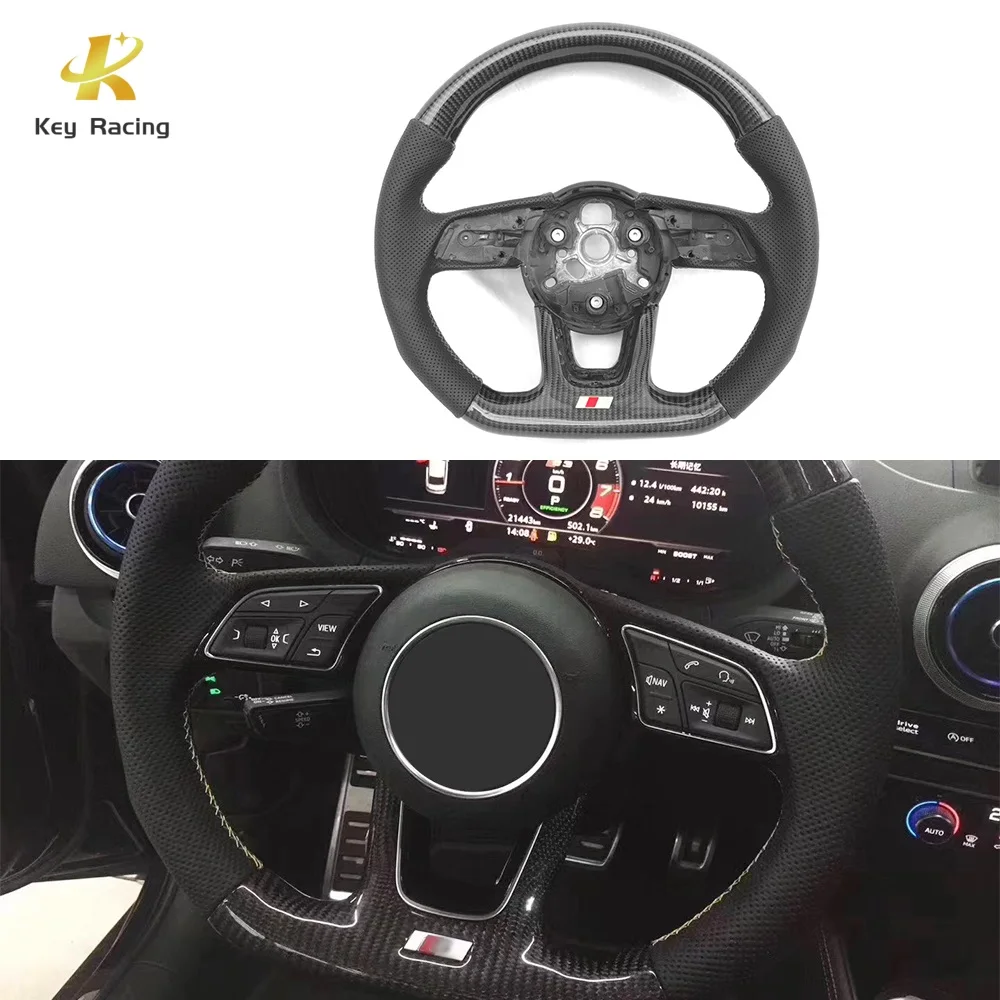 

Для Audi S3 S4 S5 обновленный руль из углеродного волокна