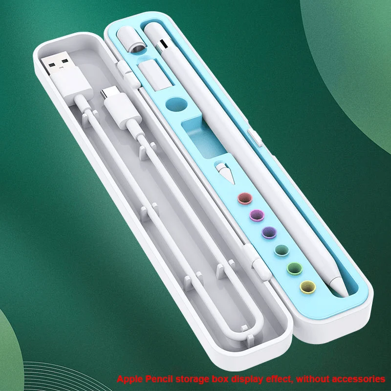 

Коробка для хранения карандашей Apple, чехол-держатель для ручек Apple Pencil 1/2 Gen, защитный чехол с несколькими отделениями, пенал,