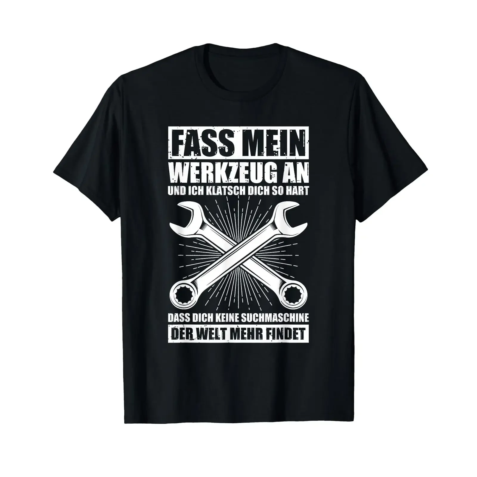 Touch my tools Car mechanic tuning T shirt vintage Washed Soft homme Breathable Comfortable Casual Versatile Slightly
