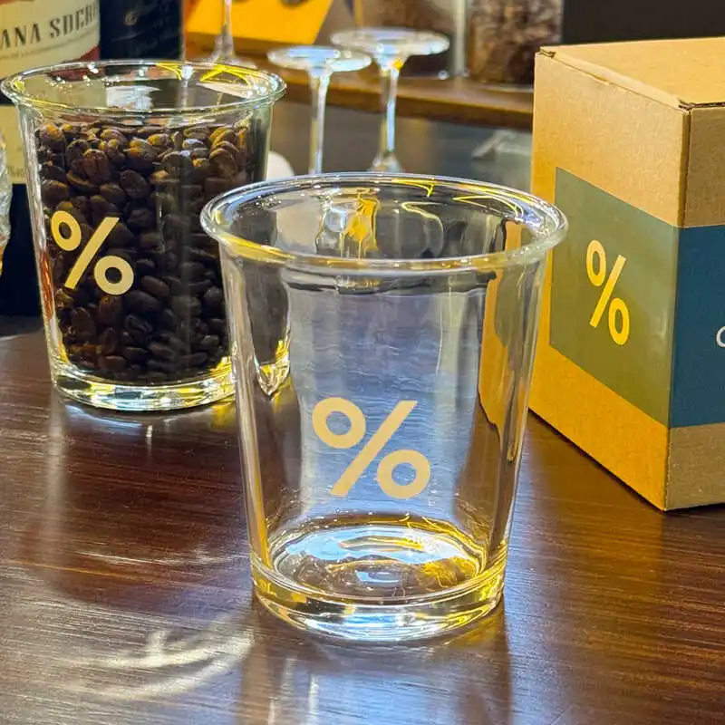 Coffee Cup Curled Latte Cups Household Glass Drinkware Juice Milk Simple Mug Transparent Water Bottles Glassware Cups Coffeeware
