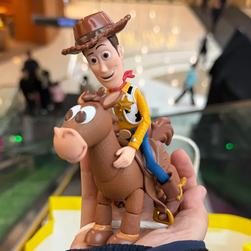 

Коллекционная фигурка Дисней «История игрушек»: Вуди и Булсай, подвижная, для детей, декоративное украшение для фанатов