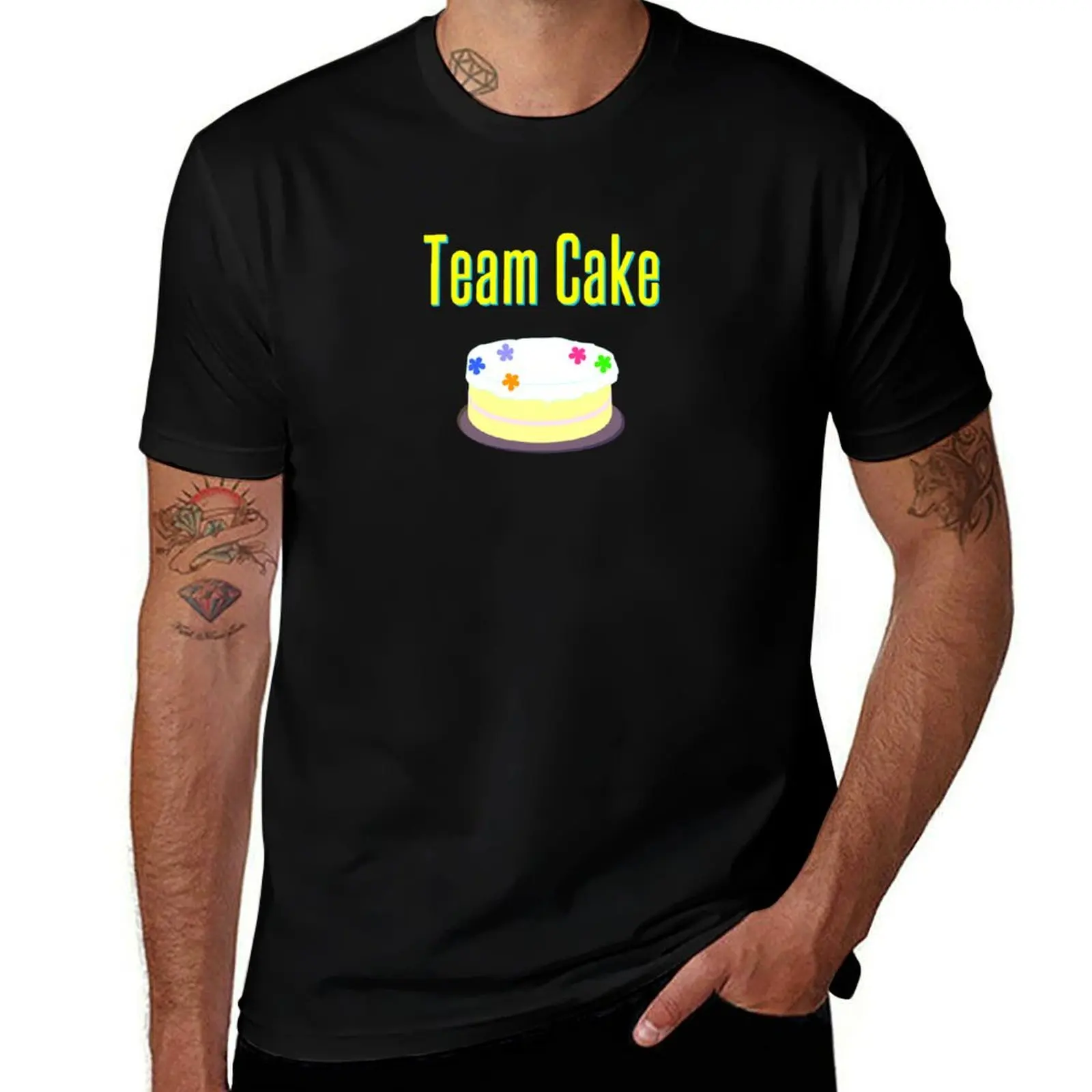 

Team Cake T-Shirt funny t shirts dark humor t shirts for man slim fit man t shirt designer T-Shirt