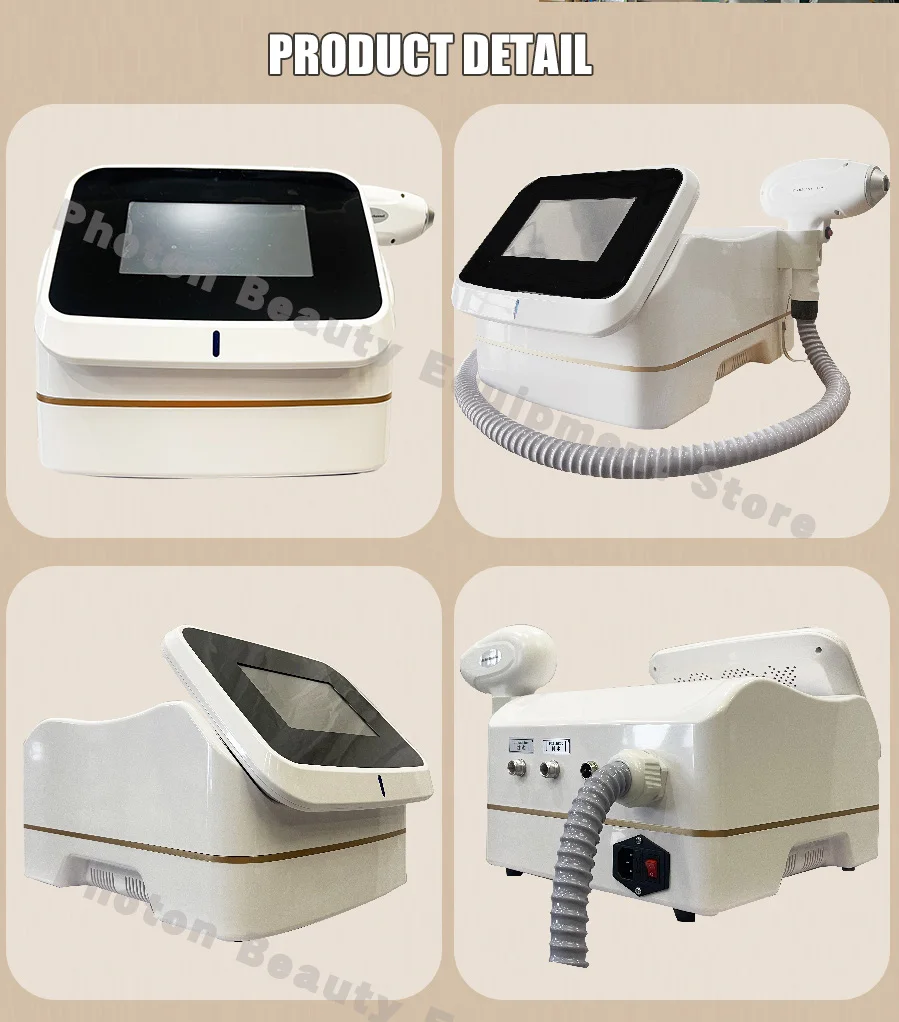 2025 Newest Triple Wavelength 808nm Laser Diode Adjust Spots Hair Removal Machine Ice Titanium Diode Laser