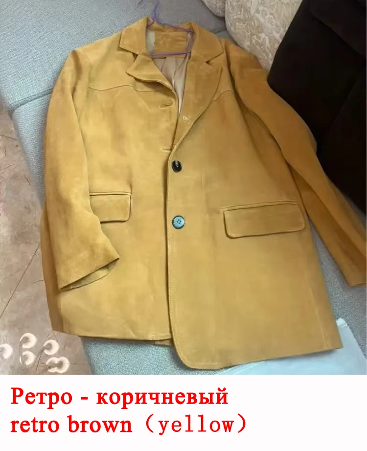 Blazer En Daim Marron L.L. Bean Taille 8 | Occasion Très Bon état, Style Veston Casual