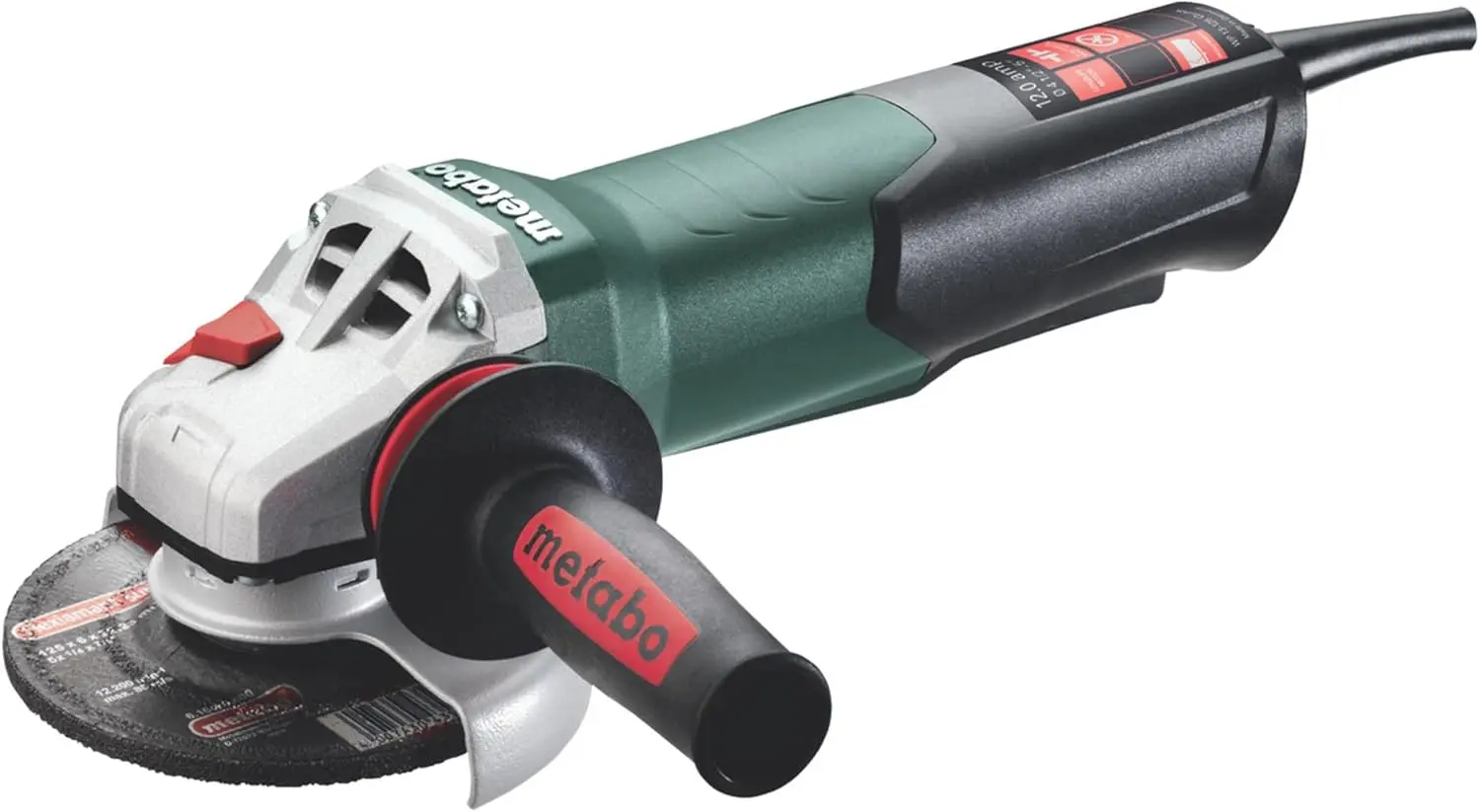 4-1/2-Inch / 5-Inch Angle Grinder, 11,000 RPM, 12 Amp, AC/DC, Non-Locking Paddle Switch, Safety Clutch, M-Quick Wheel Change, Ma