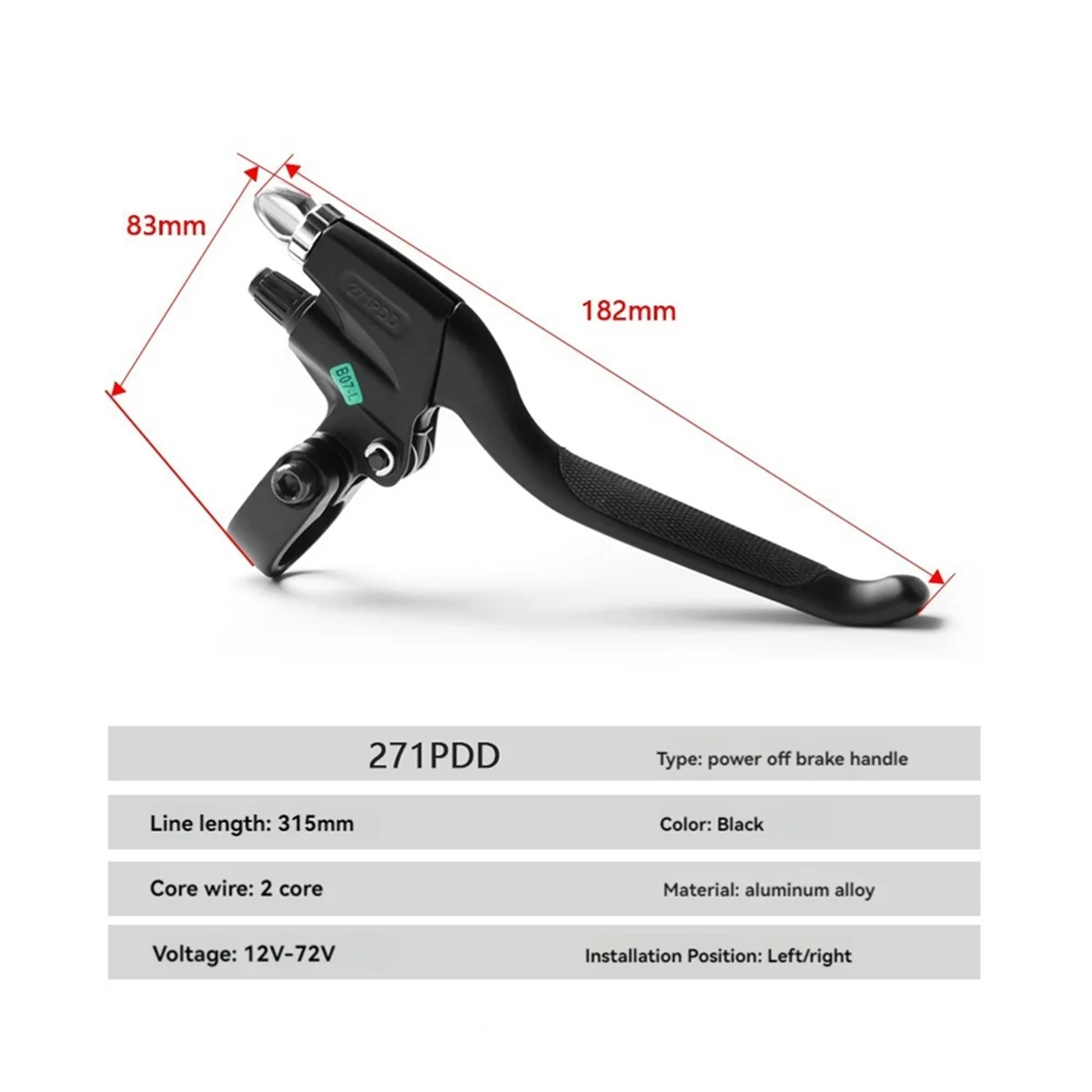 BAAZ HOT~Electric Scooter Brake Handle Brake Lever for /PRO/ G2 Pro Scooter L R Brake Handle Parts
