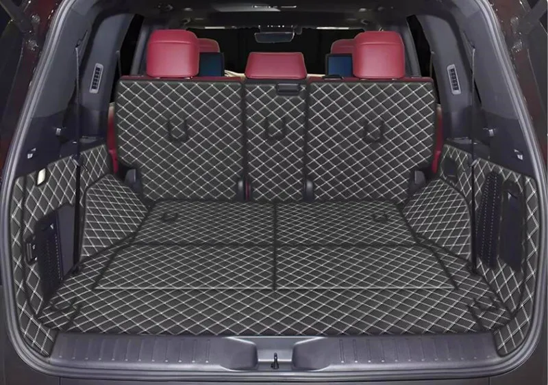 Custom special car trunk mats for Lexus LX 500 d 7 seats 2026-2022 Top quality cargo liner boot carpets cover for LX500d 2025