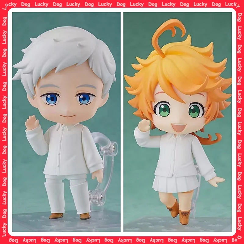 

Anime Character The Promised Neverland Figurine, Norman And Emma Movable Face Changing Figurine Model Desktop Ornament