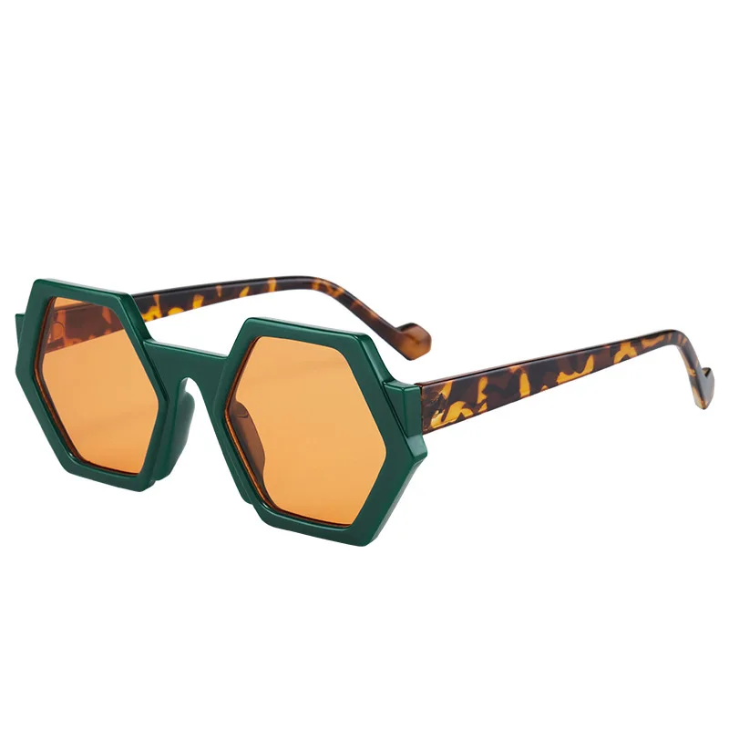 Neue Vintage-Sonnenbrillen für Damen und Herren Quadratische Sonnenbrillen Retro Polygon-Sonnenbrillen ﻿ für Herrenbrillen Sonderform-Sonnenbrillen