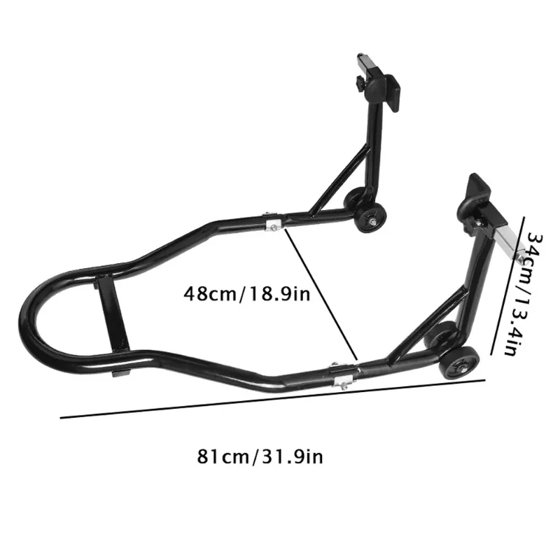 Universal Motorcycle Support Stand Lift Stand Rear Wheel Bracket Support Frame Tire Repairing Tool
