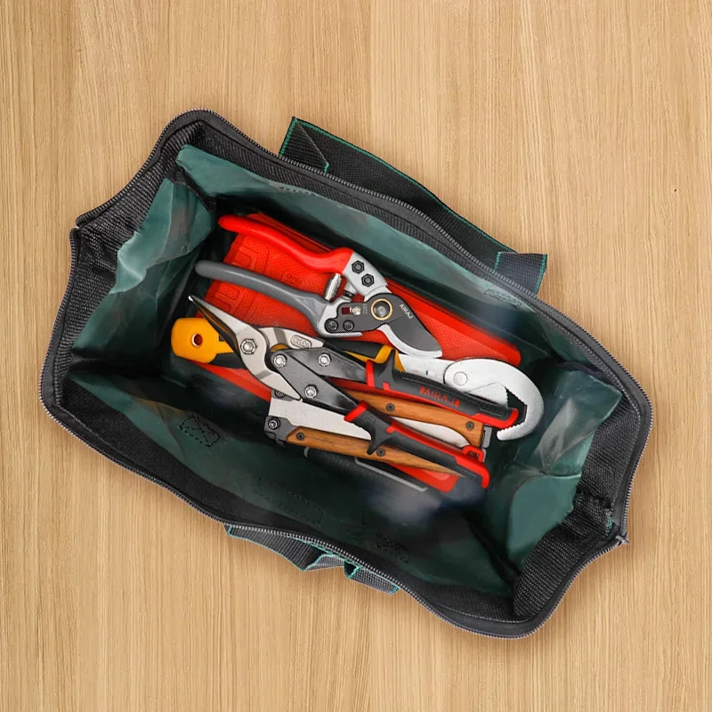 AIRAJ 13In Bag for Work Tool for Electrician Multi-function Thickened Durable Oxford Woodworking Portable Tool Storage Bag