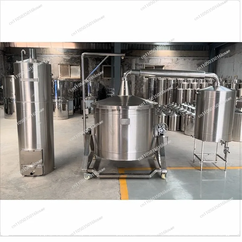 Brewing Equipment, Automatic Soju Distillery, Stainless Steel Liquor, A Complete Set of Small Wineries, Household and Commercial