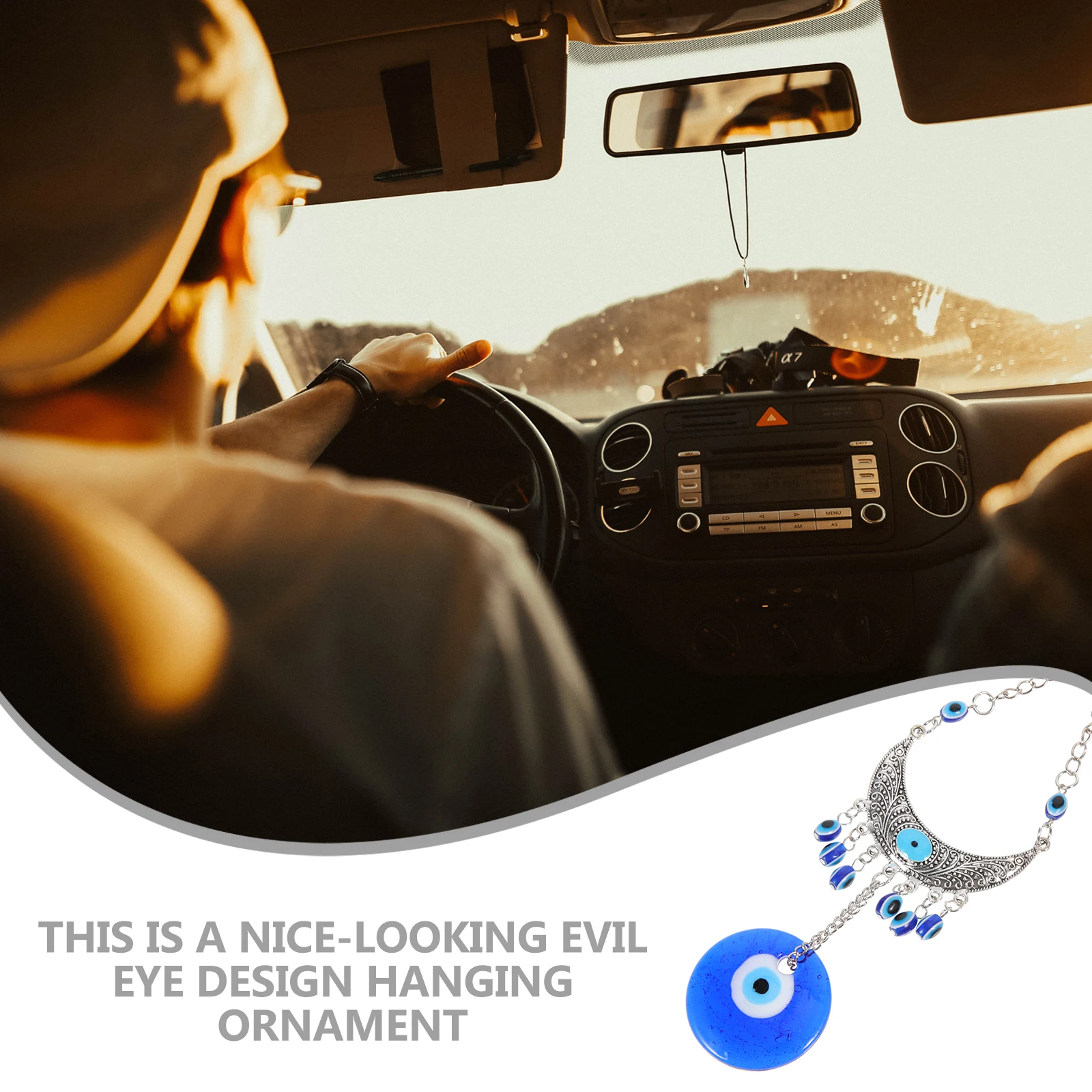 

Blue Eye Charm Evil Decor Hanging Christmas Decoration Car Accessories Bag Lucky