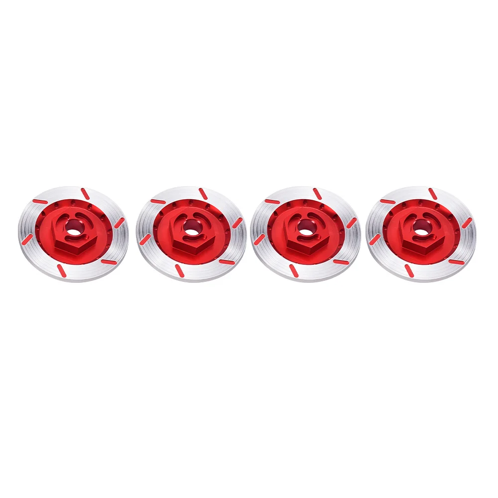 9IMOD 12mm Aluminum Alloy Wheel Hub Adapter Brake Disc Style for TT01 TT02 1 10 RC On Road Racing Car Wheel Hex Adapter 4PCS
