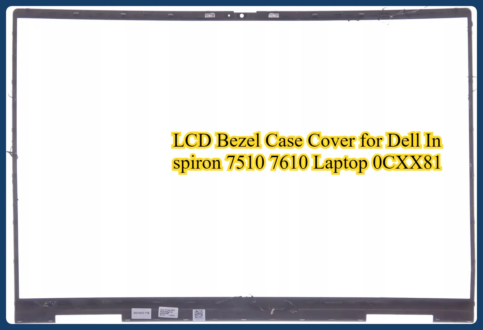 Per Dell laptop LCD Bezel Case Cover Inspiron 7510 7610 Notebook 0CXX81 LCD Frontale Lunetta B Cover Shell Case Pc Riparazione Lunetta