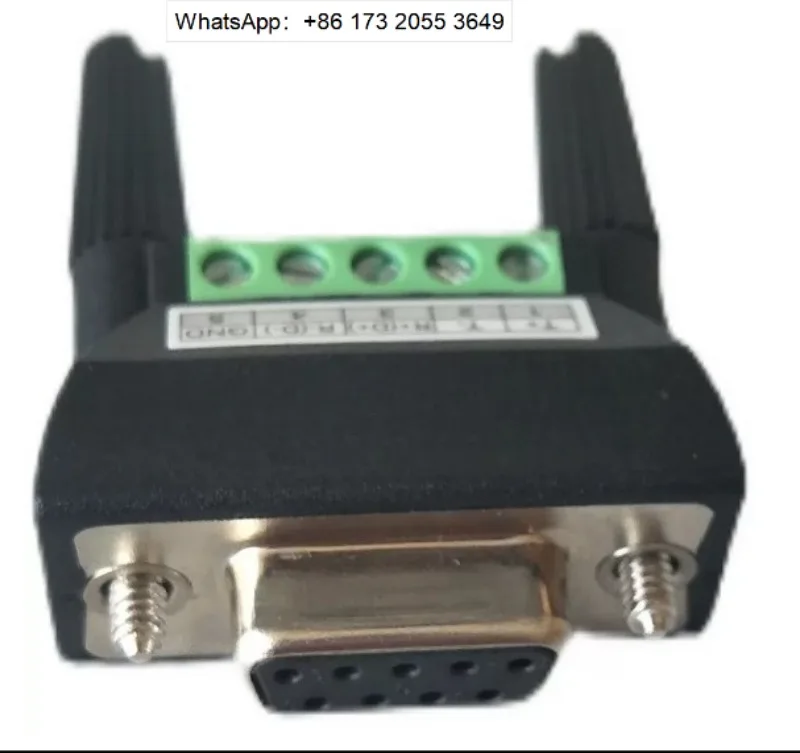 Serial Port to Terminal Block Adapter Mini-DB9F-TO-TB DB9 Female to 6-Pin Terminal Connector