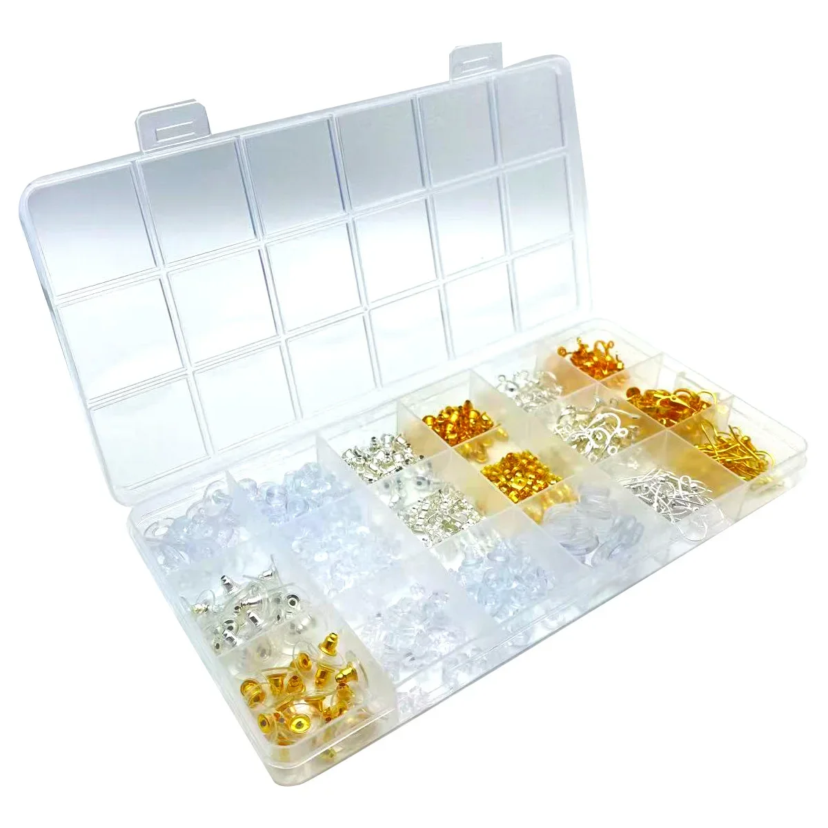 

18 Box DIY Earring Accessories Ear Plug Handmade Jewelry Making Materials Home Craft Supplies