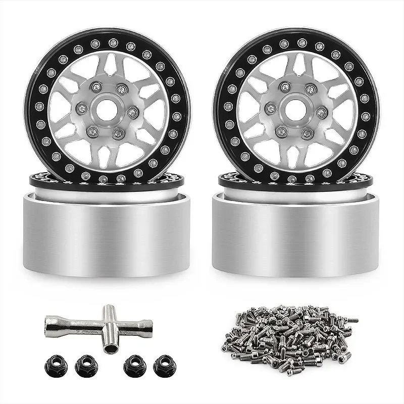 

Metal 1.9 Beadlock Wheel Rim Hub for 1/10 Hsp Redcat Rc4wd WRAITH Tamiya Axial SCX10 D90 HPI RC Car Spare Part