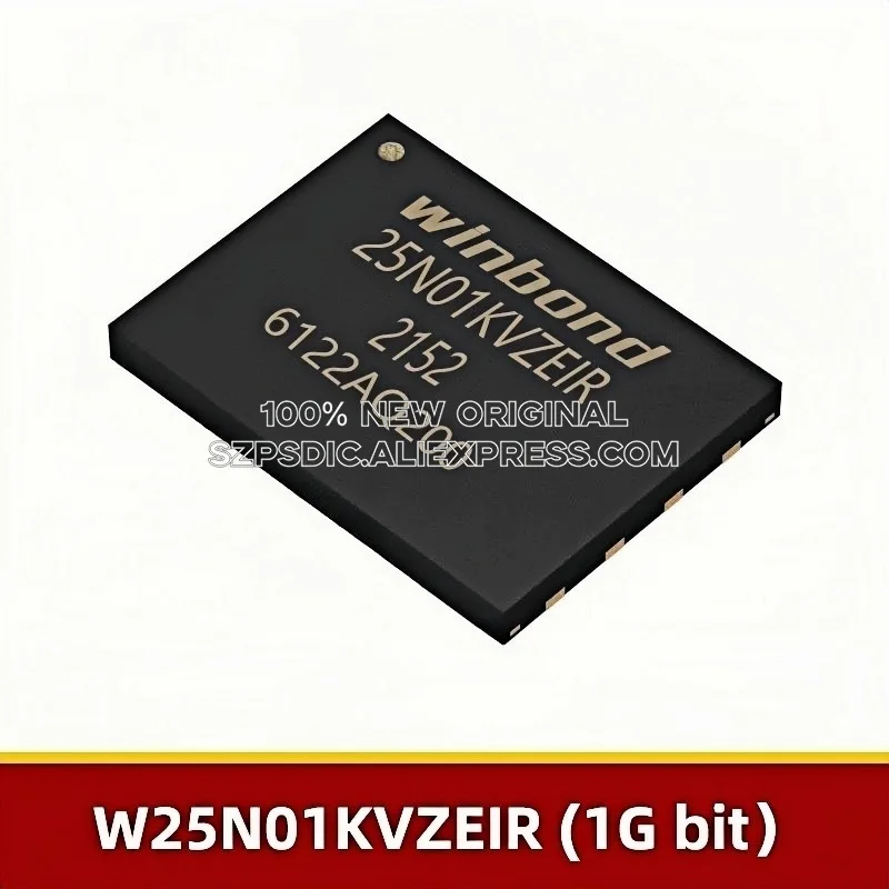 W25N02KVZEIR WSON-8 W25N01KVZEIR W25N04KVZEIR 25N02KVZEIR SZPSDIC 100% Brand New Original Chip