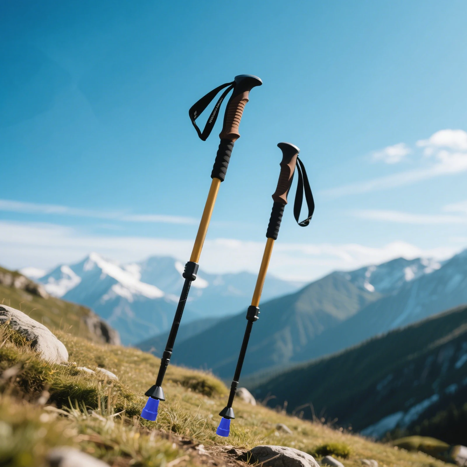 

4Pcs Antislip Rubber Cane Tips Hiking Pole Trekking Feet Shock Absorption Durable Replacement Walking Stick Accessories