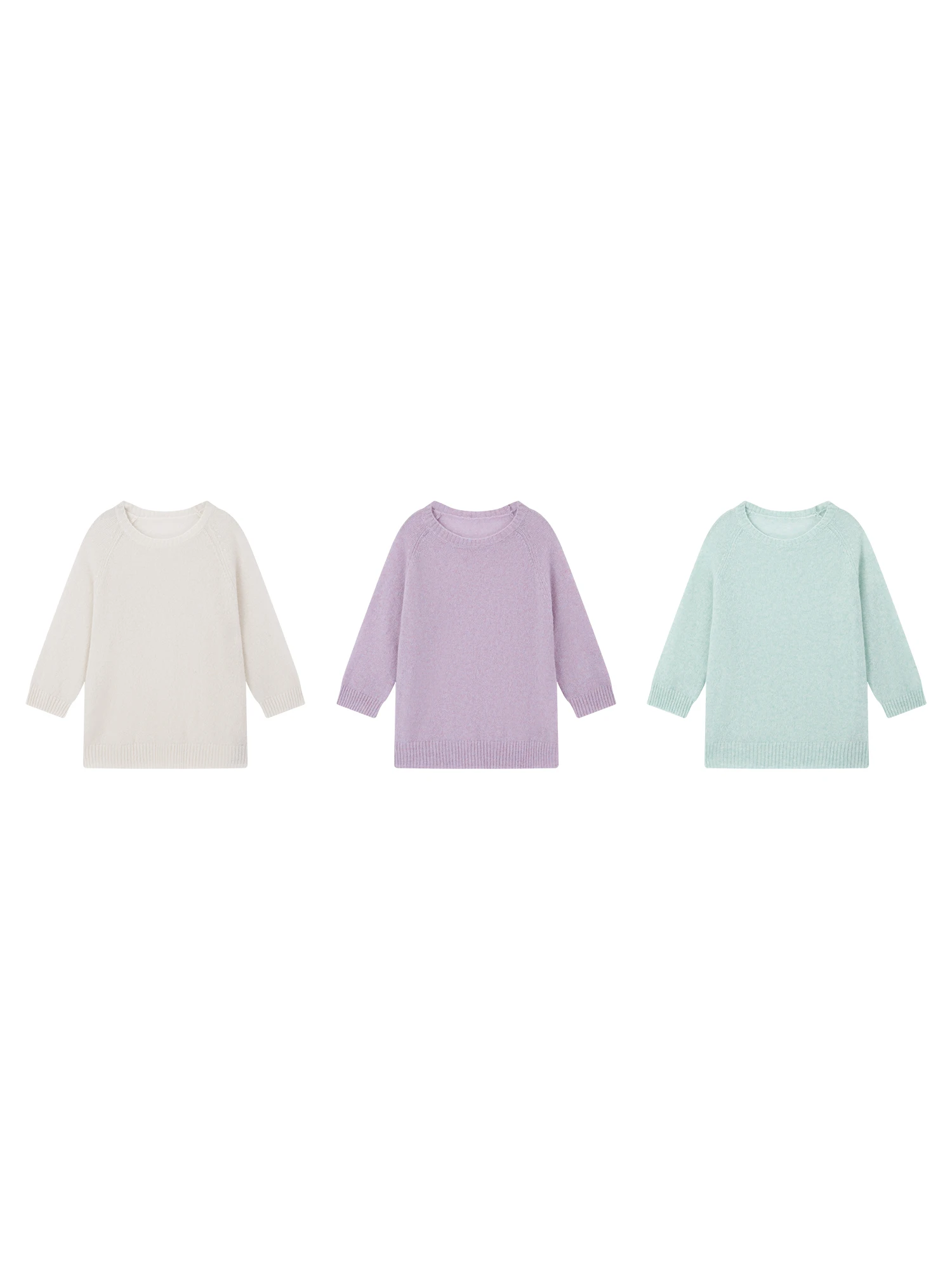 

Lesatins Daily Series Amara Silk Knitted Seven Sve Cleanfit Camere Top Women's Loose Fit Soft Camere Wool Knitwear