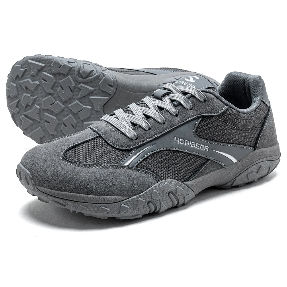 HOBIBEAR Wander-Sneaker mit breiter Passform, Unisex, für Outdoor-Reisen, Trailrunning, klassische Retro-Anti-Rutsch-Wanderschuhe – Detail 4