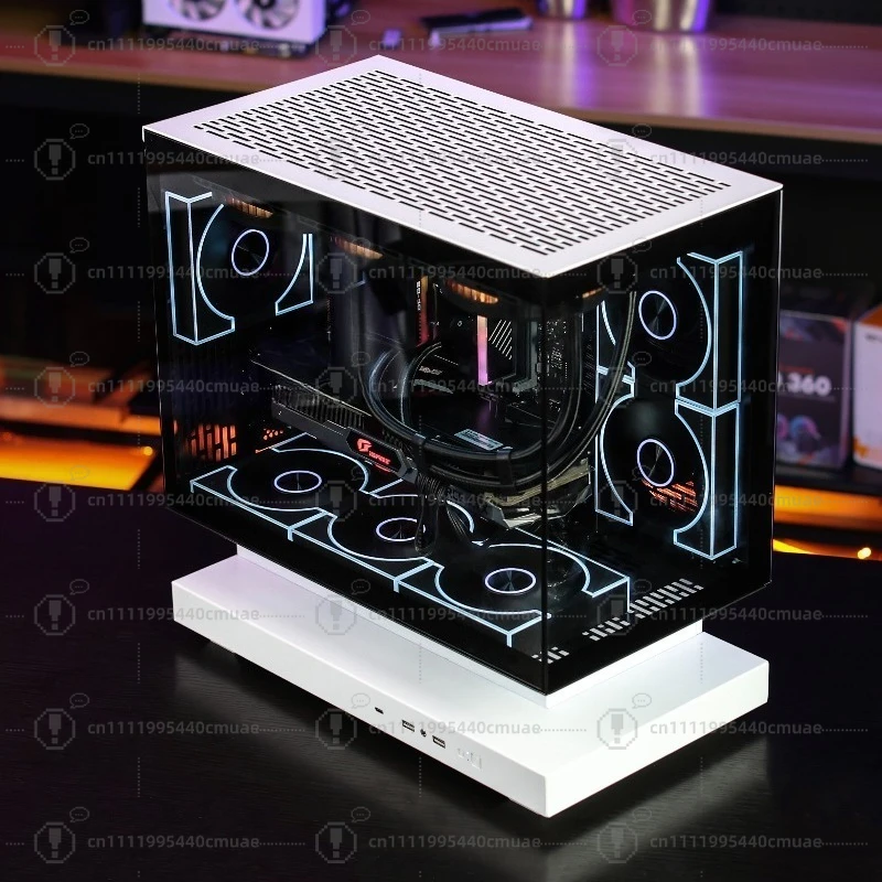 Suitable for floating computer chassis, mid-tower computer chassis